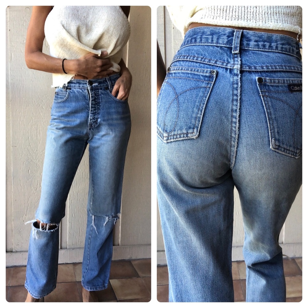 Vintage Calvin Klein 1980 mom jeans High waisted 25